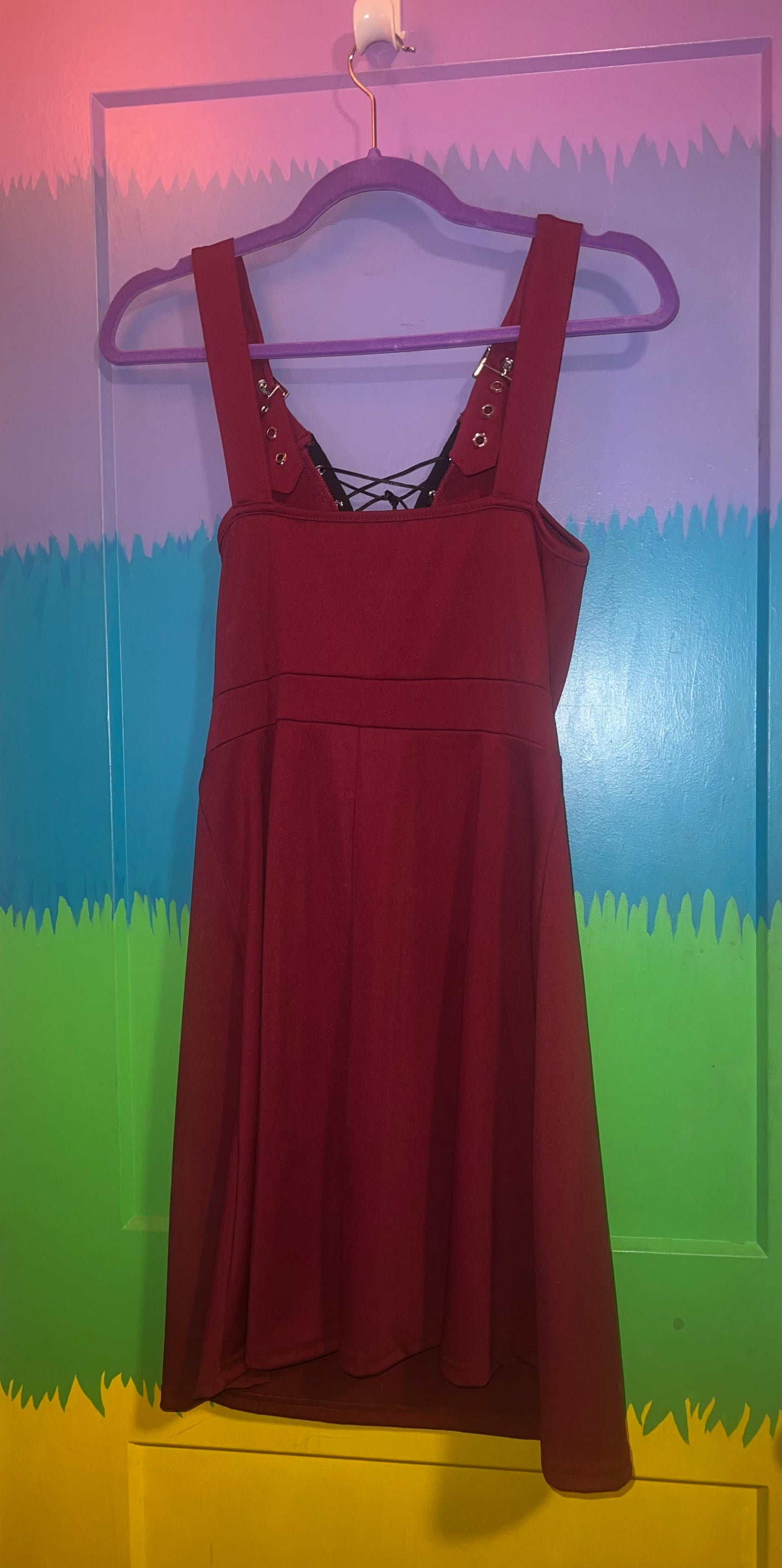 Maroon dress (medium)